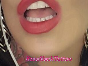 RoseNeckTattoo